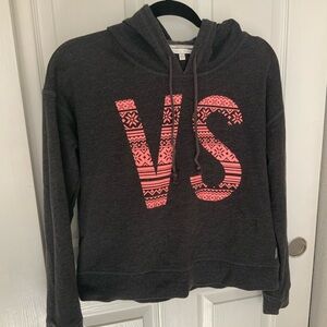 Gray Victoria secret hoodie size medium